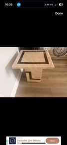 Marble coffee table