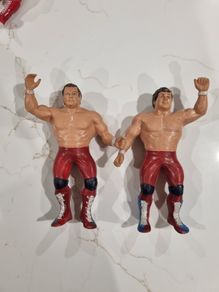 British Bulldogs Dynamite Kid Davey Boy WWF 1986 LJN Titan Sports 8" Wrestling