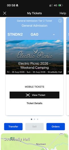 Electric Picnic 2026 Weekend Camping Ticket