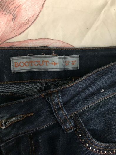 Size 10 blue bootleg jeans