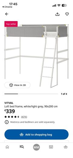 IKEA high sleeper