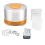 Ultrasonic Essential Oil Aroma Diffuser Mist Humidifier 7 Colors LED Light with Remote Controller FREE Essential Oil Image 3
