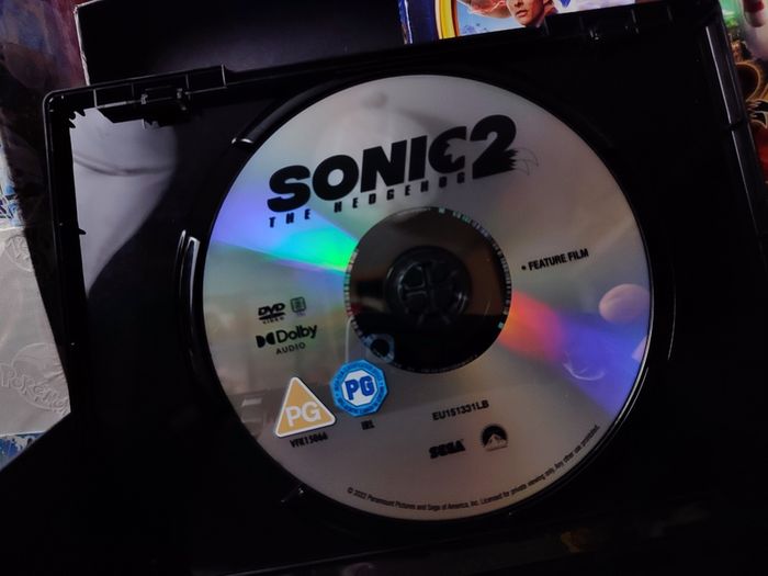 Sonic the Hedgehog 2 ! DVD ! with Slipcase ! 2022 ! Jim Carrey !