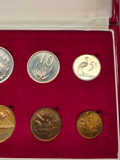 South Africa 1978 Proof Coin Set in Original Holder with COA