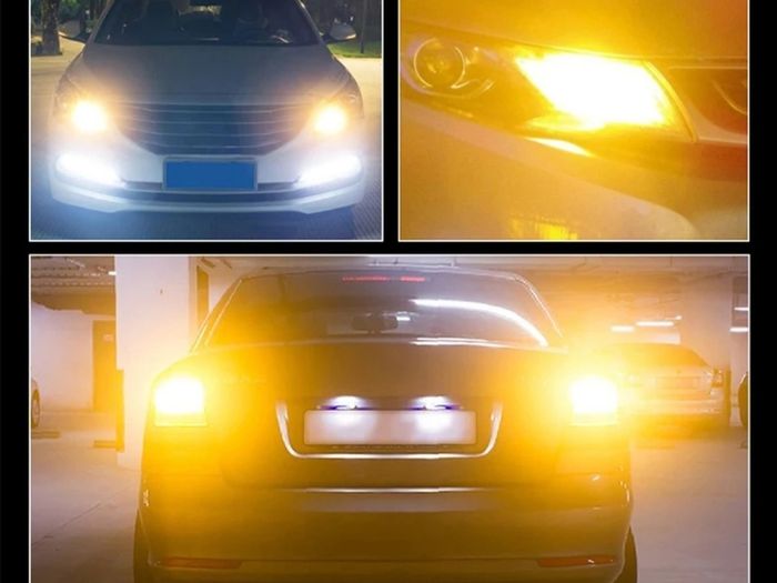 2pcs  PY21W LED Bulbs 144smd CanBus Turn Signal Light