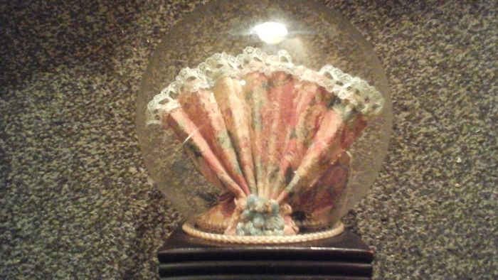 Vintage glass globe ornament