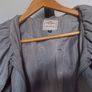 Stylish Grey and SIlver Raincoat by Lailishi Image 9