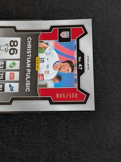 Monopoly Prizm Fifa World Cup 2026 Christian Pulisic Gold big money shimmer 006/500
