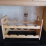 2 x New wooden wine racks. Stacking Image 2