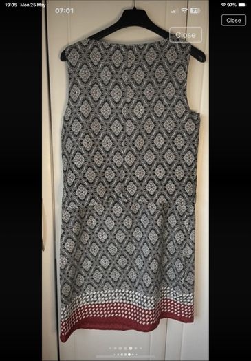 dress Bnwt Streetone sleeveless black & white print dress size 12