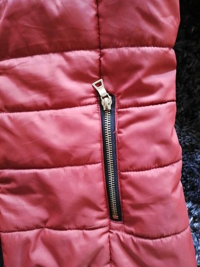 vero moda burgandy coat
