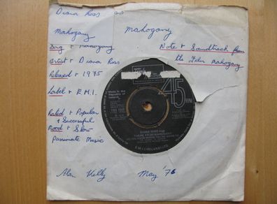 Diana Ross 7inch single - Mahogany