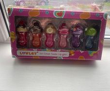 Ice Cream Sundae Lip Gloss Set - NEW