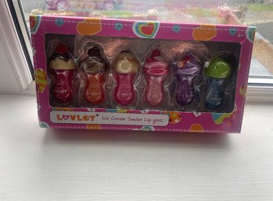 Ice Cream Sundae Lip Gloss Set - NEW