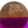 United Kingdom Half Penny 1886 Victoria Queen Image 5