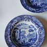 Vintage SPODE Blue Italian  Dessert Bowls x 3 Image 3