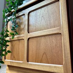 Vintage Retro Mid CenturyTeak Record Cabinet