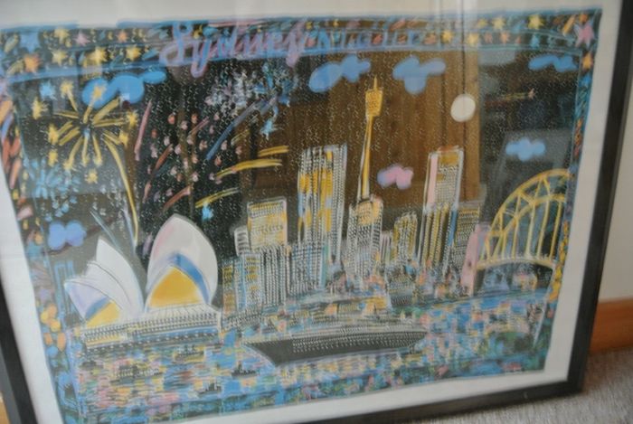 Ken Done - Sydney Night - Framed Ken Done Poster 1984