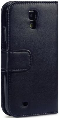 SAMSUNG i9500 GALAXY S4 Wallet Case Cover in Black / Pink