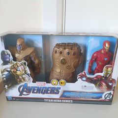 Marvel Avengers Titan Hero Series  Thanos & Iron Man Set