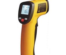 Infrared Thermometer -50 380 C Digital infrared Thermometer laser Temperature Gun Pyrometer Aquarium Emissivity Adjustable