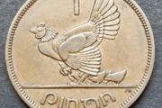 Ireland 1949 1d Penny coin