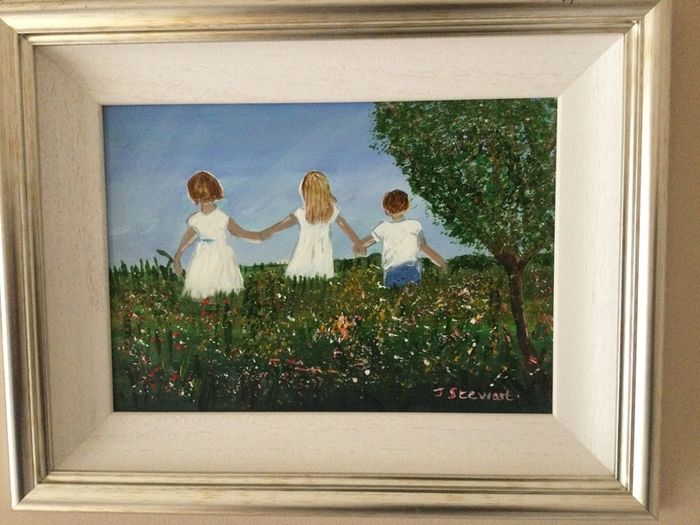 Art - Oil on Board ( J. Stewart)