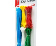 New 250 Pcs 2.5mm Nylon Strong Cable Wraps Ties Multi Color Repair Set # 1525