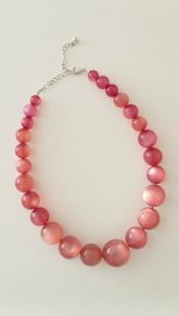 Pink-Beaded Necklace