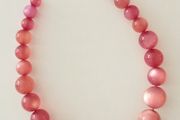 Pink-Beaded Necklace