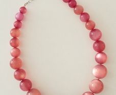 Pink-Beaded Necklace