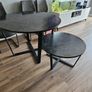 Round dining table with a matching coffee table Image 6