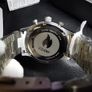 Men's Watch Chronograph ZIPPO 45001 Sports Military Black Analog Dial Image 9