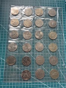 23 USSR Soviet Commemorative Coins Lot  Lenin Gagarin Olympic