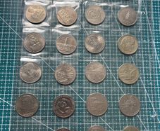 23 USSR Soviet Commemorative Coins Lot  Lenin Gagarin Olympic
