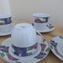 Germany porcelain(WINTERLING) tea set for 6 person, contains 12 pcs, including 6 tea cups and 6 saucers. Brand new, never used. Image 4