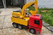 Bruder Mercedes Actros TGA Construction Truck with Liebherr Excavator