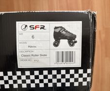 SFR Havoc Roller Skates Size 6 (EU 40) LIKE NEW Only Used Twice