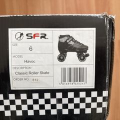 SFR Havoc Roller Skates Size 6 (EU 40) LIKE NEW Only Used Twice