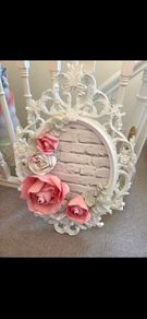 paper floral hanging frame