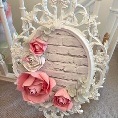 paper floral hanging frame