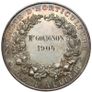 silver medal 1904 France, coin GOVIGNON, Medaille Societe d Horticulture de l Allier Image 2