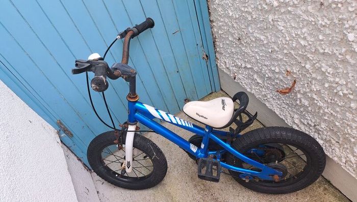 Royal Baby 14 inch blue kids bike