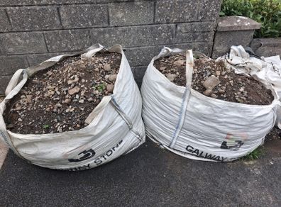 2 Tonne Bags Of Soil/Stone Mix