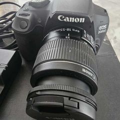 Canon EOS 2000D  DSLR camera with 18-55 mm standard lens, Comes with charger, Excellent condition