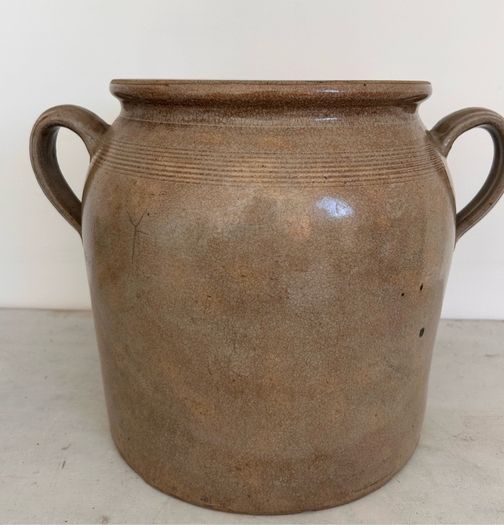 Vintage French Stoneware Pot