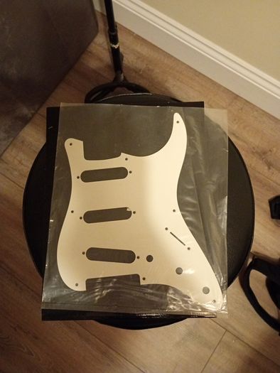 8 hole Stratocaster pickguard and matching backplate