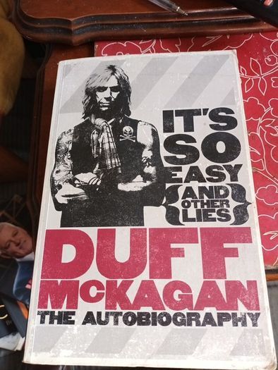 Duff McKagan (G'N'R) signed book