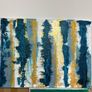 Large blue abstract painting Image 2