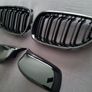 BMW 5 Series E60 E61 Kidney Grilles & Mirror Covers Set Brand New Image 4